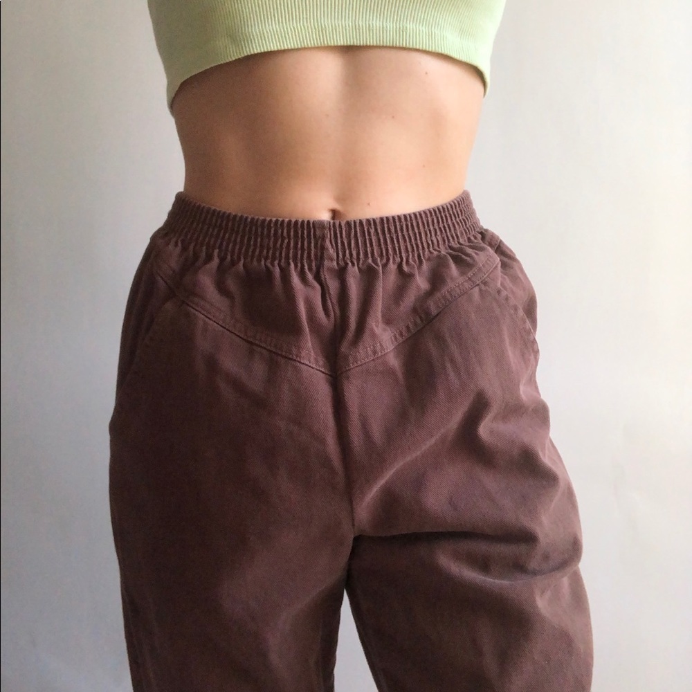 90’s Vintage Brown High Rise Mom Jeans